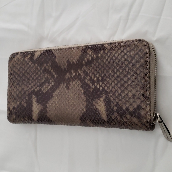 Michael Kors python leather wallet. - Picture 2 of 7